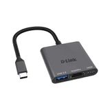 D-Link DUB-C103 USB Type-C to HDMI 4K ve USB 3.0 Çoklayıcı Adaptör