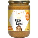 D’ Luna %100 Şeker Ilavesiz Fındık Ezmesi 600 gr