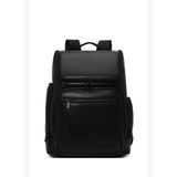 D-Pack Unisex Siyah Deri Sırt Çantası 26SBD302718