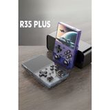 D-R35 Plus 3.5 Inç IPS Ekran Retro Handheld Video Oyunu Konsolu Mini Video Oynatıcı 15000 Oyun - Futbol - Renkli