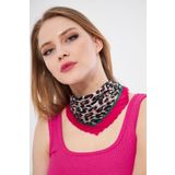 D scarf DESENLİ PLİSE FULAR