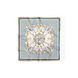 D scarf MAVİ DESENLİ FULAR