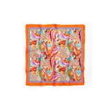 D scarf TURUNCU DESENLİ FULAR