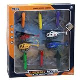 D0034w Metal Uçak Helikopter