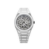 D1 Milano Skeleton White Sketch Skbj20 Beyaz Metal Erkek Kol Saati