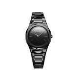 D1 Milano Ultra Thin Black Gleam Utbl41 Çelik Kadın Kol Saati - Siyah