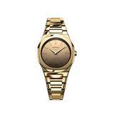 D1 Milano Ultra Thin Gold Gleam Utbl40 Rengi Çelik Kadın Kol Saati - Altın