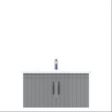 D10 Next Lavabo Dolabı Tezgah Altı Kapaklı 100 Cm Gri Lake