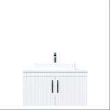 D10 Next Lavabo Dolabı Tezgah Üstü Kapaklı 100 Cm Beyaz Lake