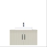 D10 Next Lavabo Dolabı Tezgah Üstü Kapaklı 100 Cm Dafne Lake