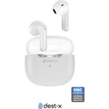 D2 Enc, 4 Mikrofon ve Yapay Zeka, Ipx4, Hifi Stereo Kulak Içi Bluetooth Kulaklık - Beyaz