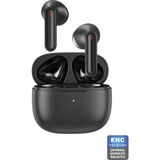 D2 Enc, 4 Mikrofon ve Yapay Zeka, Ipx4, Hifi Stereo Kulak Içi Bluetooth Kulaklık - Siyah
