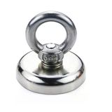 D20 10Kg 20Mm Askılı Güçlü Neodyum Mıknatıs Banyo Tuvalet Mutfak Askı Raf