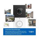 D210, 2k 3mp, Pille Çalışır, Iki Yönlü Konuşma, IP64, Bulut/yerel Depolama, Alexa ve ile Çalışır, Kolay Kurulum, Akıllı Görüntülü Renkli Gece Görüş Destekli Kapı Zili - standart