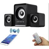 D23 Ses Sistemi FT-202BT 2+1 Bluetooth Hoparlör, Tv/pc/telefon Uyumlu, USB Speaker, Fm Radio, Kart - Çok Renkli