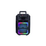 D25 RGB Işıklı Mikrofonlu Kumandalı USB/TF/FM/MIC/BT Bluetooth Hoparlör Siyah D250690