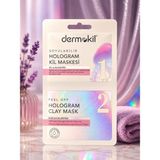 D2listone Dermokil Hologram Kil Maskesi 2li Soyulabilir - HOLOGRAM KİL MASKESİ 2Lİ SOYULABİLİR