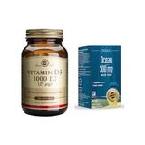 D3 Vitamini 1000 Iu 100 Kapsül + Ocean 500MG Balık Yağı 60 Kapsül Limon Aromalı