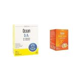 D3K2 Damla 20 ml X1 + Ocean C Vitamini 1000 Mg + Bioflavonoidler Antioksidan Içeren X1 - Standart