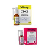 D3k2 Vitamini Sprey 20 ml (1000 IU, 20 MCG) & Methylcobalamin B12 Vitamini Sprey 10 ml (1000 MCG)