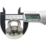 D48 Güçlü Neodyum Mıknatıs 48Mm 75Kg Askılı Fishing Salvage Magnet