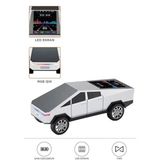 D68 Cyber Model Araba Tasarımlı Bluetooth Hoparlör 15W Güçlü Ses Rgb LED /tws/usb Beyaz - Lisinya