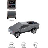 D68 Cyber Model Araba Tasarımlı Bluetooth Hoparlör 15W Güçlü Ses Rgb LED /tws/usb Gri - Lisinya