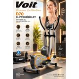 D70 Bronze Collection Eliptik Kondisyon Bisikleti | Bluetooth Destekli, 8 Kademe Direnç