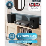 D70X Pasif Hoparlörler Hifi | 2 x 30 W Stüdyo Monitörü | 6ω Pasif Hoparlör Empedansı ve Freka - Çok Renkli