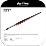 Da Vinci 5519 5 Kolinsky ve Kazan Sincap Kılı Yuvarlak İnce Uçlu Çizgi Fırçası