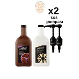 Da Vinci Davinci 3 lü Sos Fırsat Seti (Karamel Çikolata, 30 ML 2 adet Sos Pompası) 2 LT
