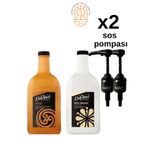 Da Vinci Davinci 3'lü Sos Fırsat Seti (Beyaz Çikolata, Karamel,30 ML 2 adet sos pompası) 2 LT