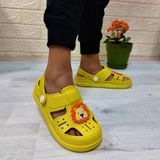 Da-ye 1001 P Sarı Önü Kapalı Yumuşacık Kaydırmaz Sandalet & Terlik 001 sari