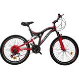 Daafu Fxc 125 Dağ Bisikleti 26/24 Jant 21 Vites - Siyah - Kırmızı