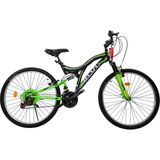 Daafu Fxc 125 Dağ Bisikleti 26/24 Jant 21 Vites - Siyah - Yeşil