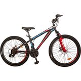 Daafu Sxc 150 26 Jant 21 Vites Shımano M-disk Fren Ön Amortisörlü Dağ Bisikleti Özel Alaşım İthal Çelik Kadro MTB Bisiklet - Kırmızı - Siyah