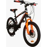 Daafu SXC300 20 Jant 21 Vites Mekanik Disk Fren Ön Amortisörlü Dağ Bisikleti Özel Alaşım İthal Çelik Kadro MTB Bisiklet 20 Jant - Turuncu - Siyah - Beyaz