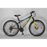 Daafu SXC400 29 Jant 21 Vites Mekanik Disk Fren Ön Amortisörlü Dağ Bisikleti Özel Alaşım KadroMTB Bisiklet 29 jant - Sarı - Siyah