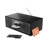 DAB500 CD Çalar, FM ve DAB+Dijital Radyo | Bluetooth, Şebeke Destekli, Stereo Hoparlörler, USB, MP3, AUX, Kulaklık Jakı, Özel EQ, Uzaktan Kumanda | Oakcastle DAB Radyo ve CD Çalar | Radyo CD Çalar