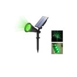DabLighting YEŞİL Çim Solar Led Bahçe Aydınlatması - Güneş Enejisi Ledli Çim Lambası - Güneş Enerjili Saplamalı