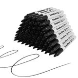 Dabo&Shobo 60'lı Paket Siyah Kalıcı İşaretleyici, İnce Noktalı, Çeşitli Renkler, Plastik, Ahşap, Taş, Metal ve Cam üzerinde Çalışır Karalama, Boyama için