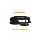 Dacia Dokker 2012 Sonrası 3 Boyutlu Vip Deri Torpido Örtüsü