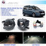 Dacia Dokker Beyaz Led Xenon Sis Farı Seti