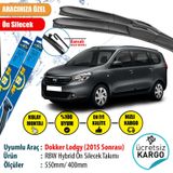 Dacıa Dokker-Lodgy 2015 sonrası Silecek Takımı