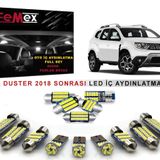 Dacia Duster 2018 Sonrası LED İç Aydınlatma Ampul Seti FEMEX Parlak Beyaz
