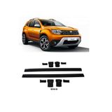 Dacia Duster Ara Atkı port bagaj Tavan Barı Siyah renk Aleminyum 2018-2023 ZA0104