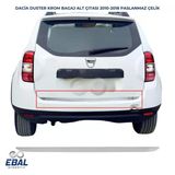Dacia Duster Formlu Krom Bagaj Alt Çıtası 2010-2018 Arası Paslanmaz Çelik
