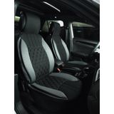 Dacia Duster Lüx Oto Koltuk Minderi Ön Arka 5'li Set ELEGANCE Serisi SİYAH GRİ