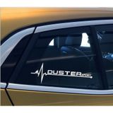 Dacia Duster Napız Kalp Kelebek Cam İçin Sticker Yapıştırma