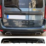 Dacia Logan Difüzör Arka Tampon Eki 2 Egzoz Çıkışlı Siyah Lüx Tip